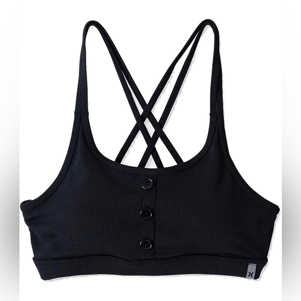 Hurley Bikini Sports Bra H2O-DRI  Black